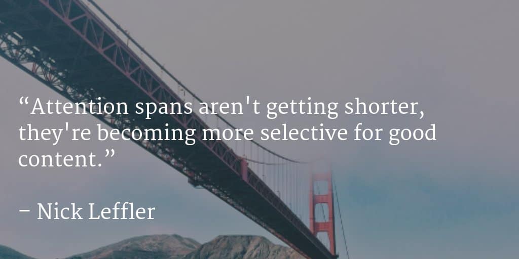 Attention Spans Are Getting Shorter